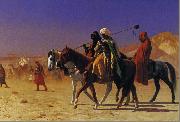 Jean-Leon Gerome Arabs Crossing the Desert oil painting artist